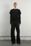 NVRFRGT(ネバーフォーゲット)VELOUR DOUBLE LAYER LONG SLEEVE T-SHIRT ベロアダブルレイヤー長袖Tシャツ NF242T08 -4