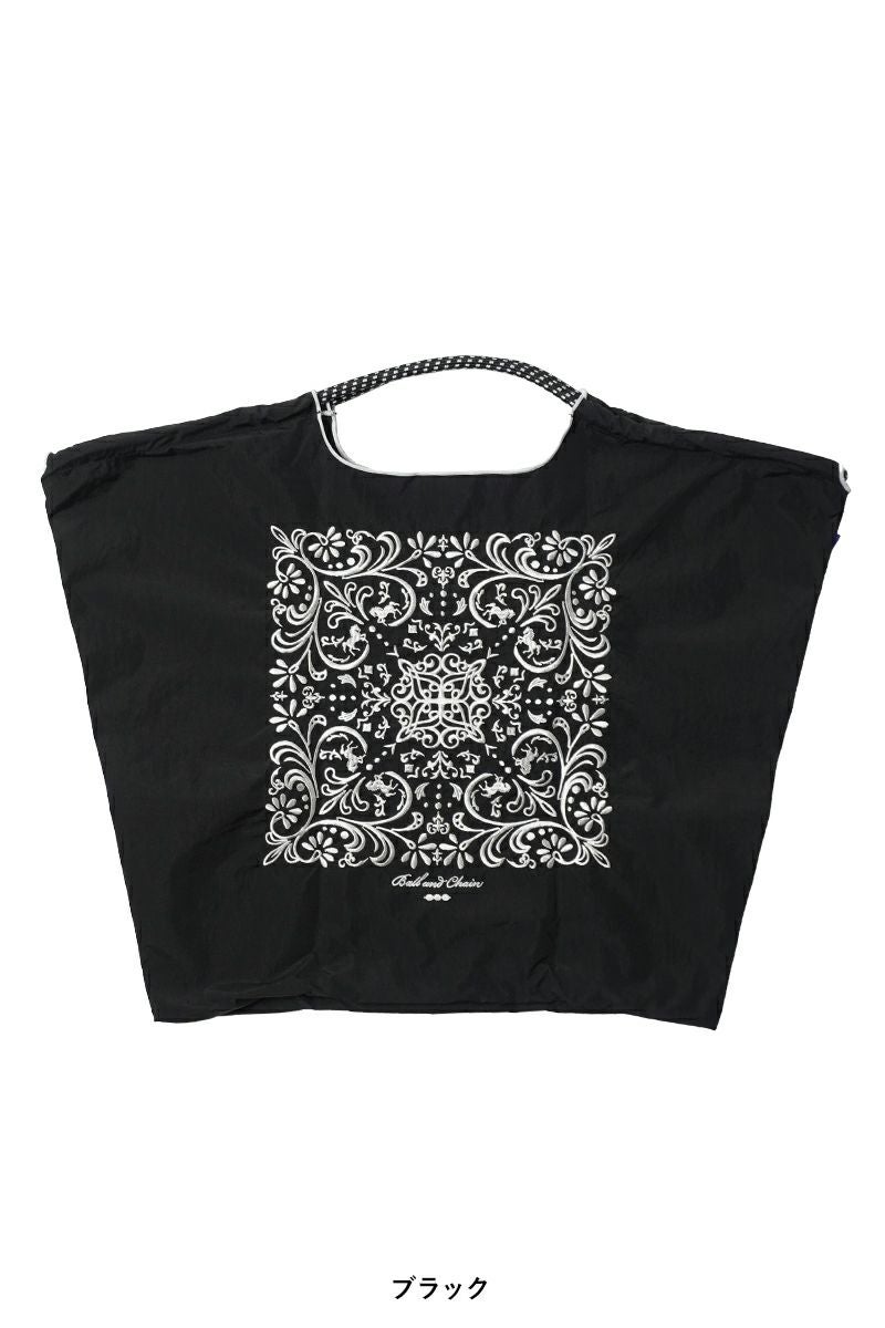 Ball & Chain(ボールアンドチェーン)DAMASUK.HORSE (L) ショッピングバック トートバッグ 301125 -11