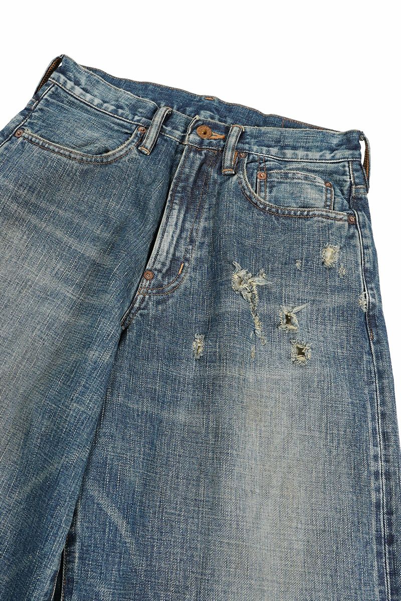 SUGARHILL(シュガーヒル)FADED MODERN DENIM WIDE TROUSERS フェードモダンデニムワイドトラウザー 2441000406 -3