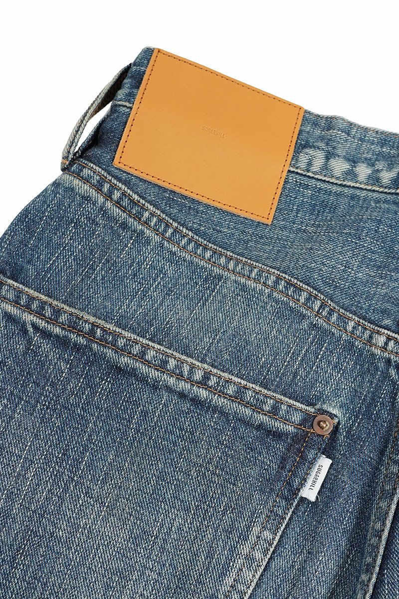 SUGARHILL(シュガーヒル)FADED MODERN DENIM WIDE TROUSERS フェードモダンデニムワイドトラウザー 2441000406 -9
