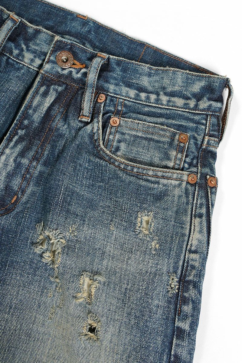 SUGARHILL(シュガーヒル)FADED MODERN DENIM WIDE SHORTS フェードモダンデニムワイドショーツ 2441000409 -5