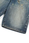 SUGARHILL(シュガーヒル)FADED MODERN DENIM WIDE SHORTS フェードモダンデニムワイドショーツ 2441000409 -9