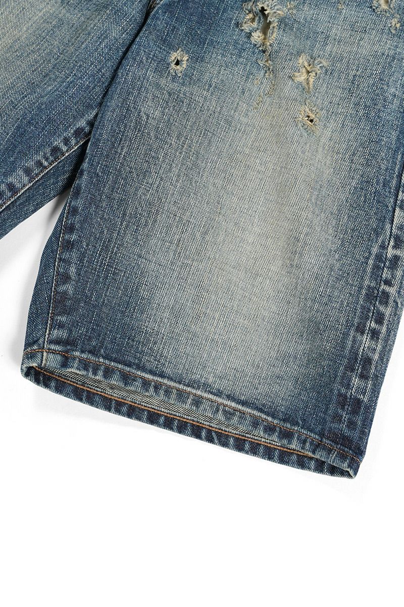 SUGARHILL(シュガーヒル)FADED MODERN DENIM WIDE SHORTS フェードモダンデニムワイドショーツ 2441000409 -9