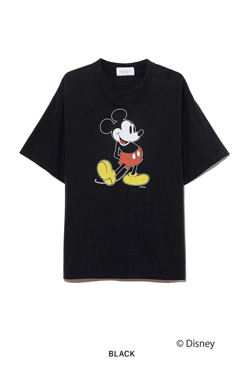 UNUSED(アンユーズド)UNUSED×Disney Mickey print short sleeve tee ディズニーミッキープリント半袖Tシャツ US2459 -16