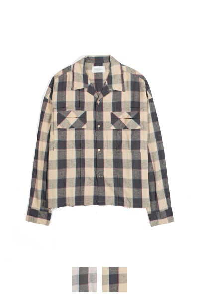 UNUSED(アンユーズド)Long sleeve check shirt 長袖チェックシャツ US2468