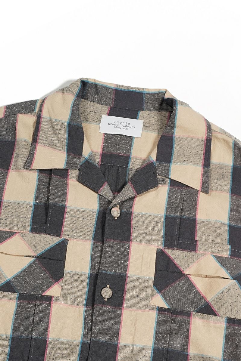 UNUSED(アンユーズド) | UNUSED(アンユーズド)Long sleeve check shirt