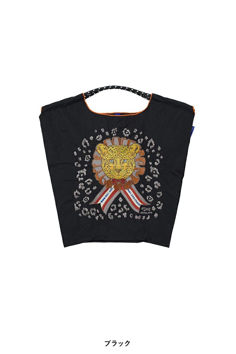 Ball & Chain(ボールアンドチェーン)D.LEOPARD (M) ショッピングバック トートバッグ 313012 -5