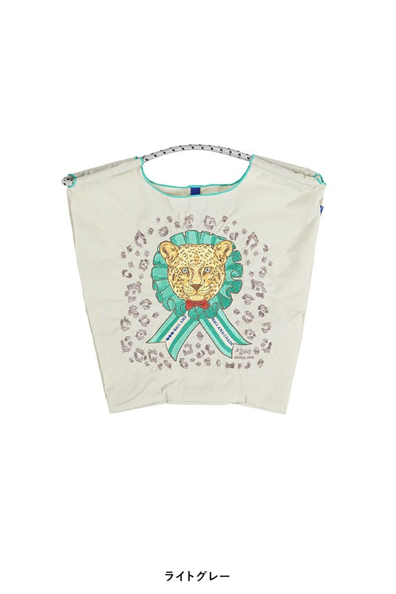 Ball & Chain(ボールアンドチェーン)D.LEOPARD (M) ショッピングバック トートバッグ 313012 -9