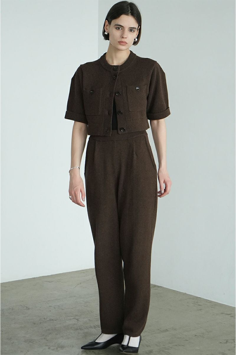 CLANE(クラネ) | CLANE(クラネ)HALF SLEEVE KNIT TOPS & PANTS SET 