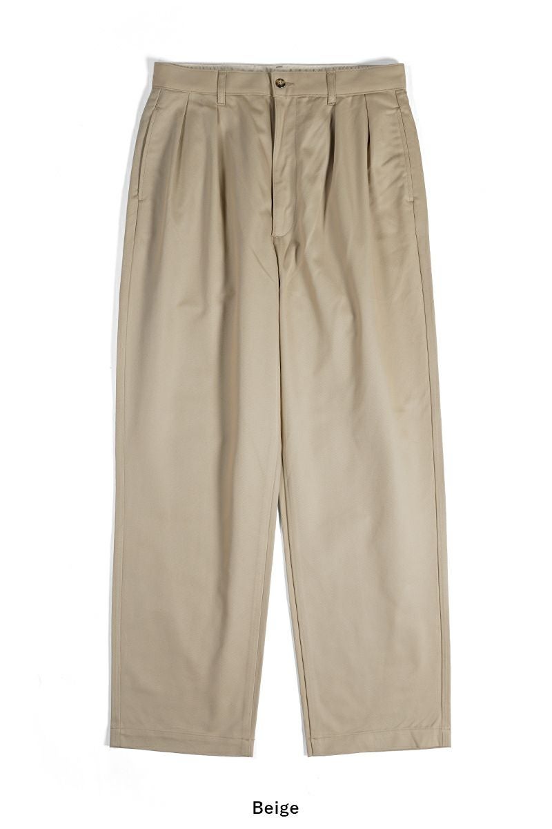 CIOTA (シオタ)2 Tuck Chino Cloth Pants 2タックチノクロスパンツ PTLM-147 -9