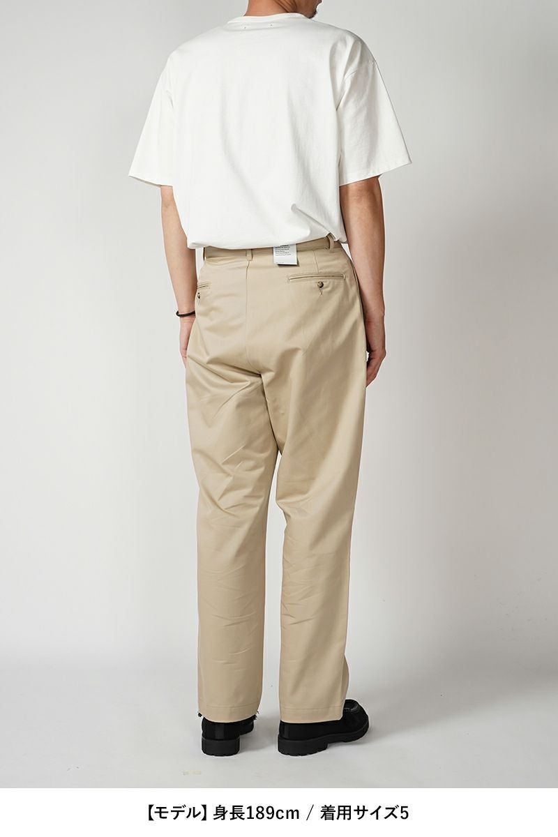 CIOTA (シオタ)2 Tuck Chino Cloth Pants 2タックチノクロスパンツ PTLM-147 -17