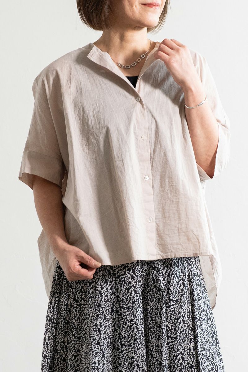 PORTE (ポルト)【広告掲載商品】<br>ブラウス バックギャザー刺繍 500-88504 -1