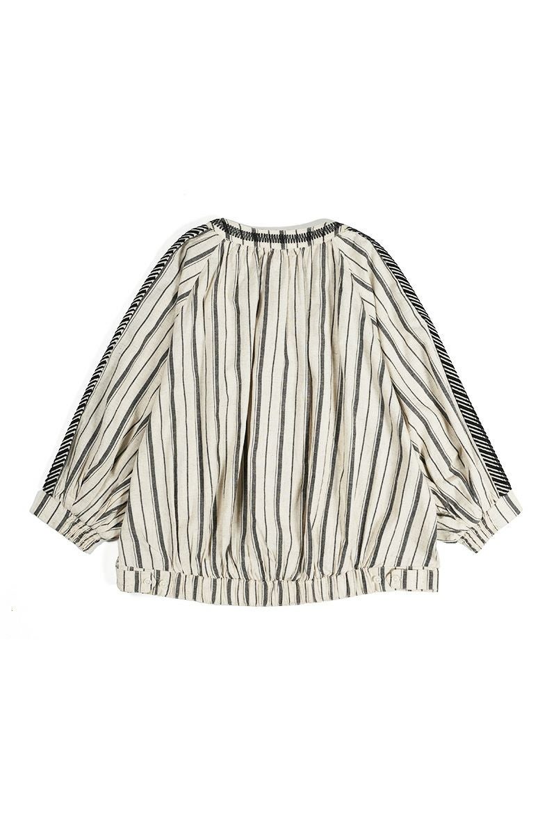 PORTE (ポルト)【広告掲載商品】<br>綿麻刺繍スリーブブラウス 88503 -10