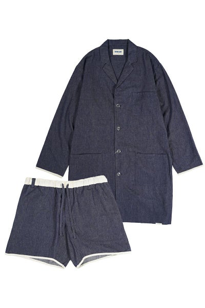 NOWHAW(ノウハウ)day long pajama #denim P-S556-H デイロングパジャマ デニム P-S556-H