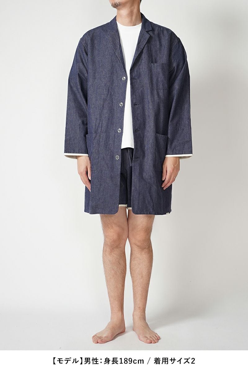 NOWHAW(ノウハウ)day long pajama #denim P-S556-H デイロングパジャマ デニム P-S556-H -22