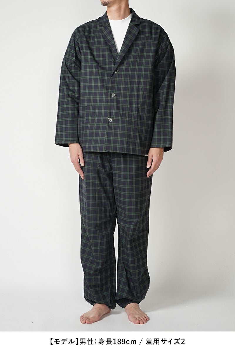 NOWHAW(ノウハウ)day pajama #twill_tartan_check デイパジャマ ツイルタータンチェック P-S514-H -21