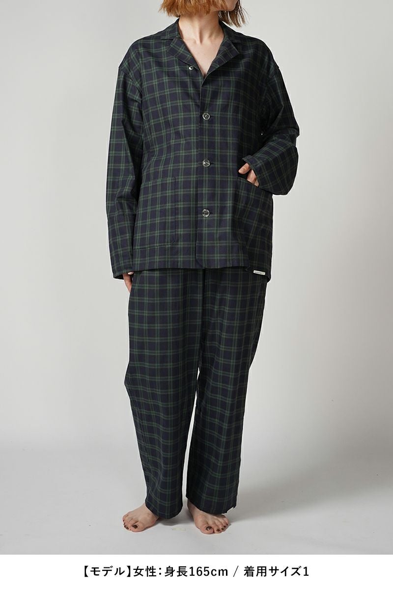 NOWHAW(ノウハウ)day pajama #twill_tartan_check デイパジャマ ツイルタータンチェック P-S514-H -24