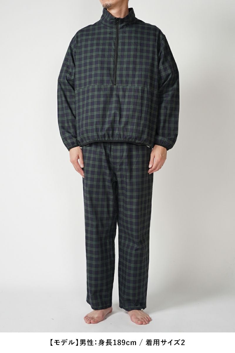 NOWHAW(ノウハウ)bounce pajama #twill_tartan_check バウンスパジャマツイル タータンチェック P-S532-H -23