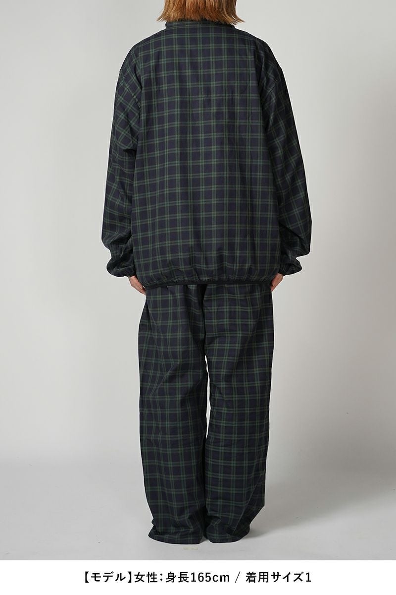 NOWHAW(ノウハウ)bounce pajama #twill_tartan_check バウンスパジャマツイル タータンチェック P-S532-H -28