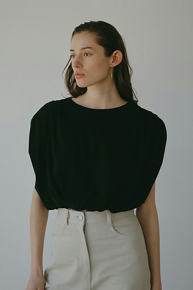 ETRE TOKYO(エトレトウキョウ)バックスリットギャザーカットソープルオーバー 1224312163 -1