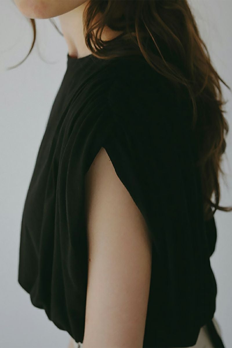 ETRE TOKYO(エトレトウキョウ)バックスリットギャザーカットソープルオーバー 1224312163 -2