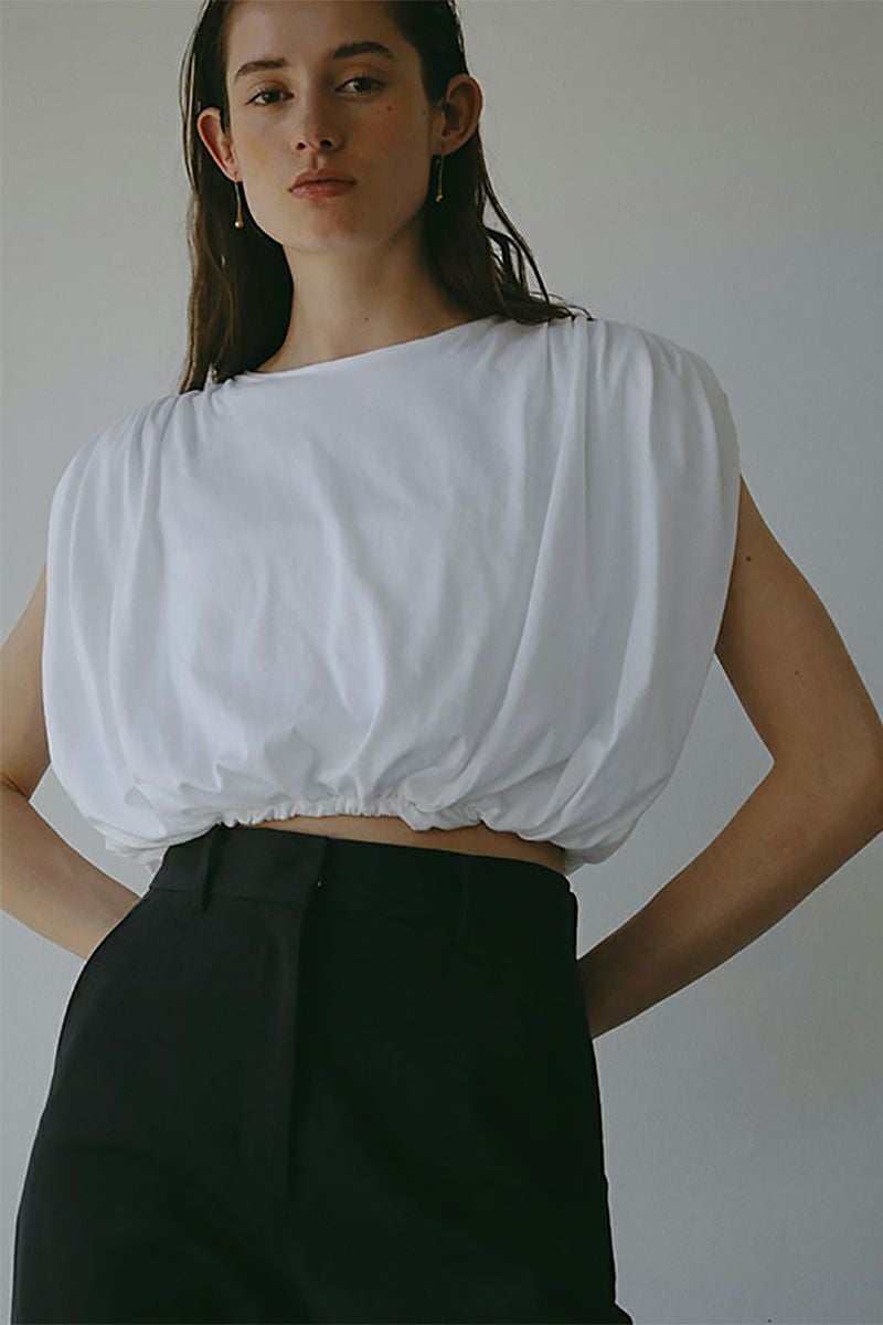 ETRE TOKYO(エトレトウキョウ)バックスリットギャザーカットソープルオーバー 1224312163 -5