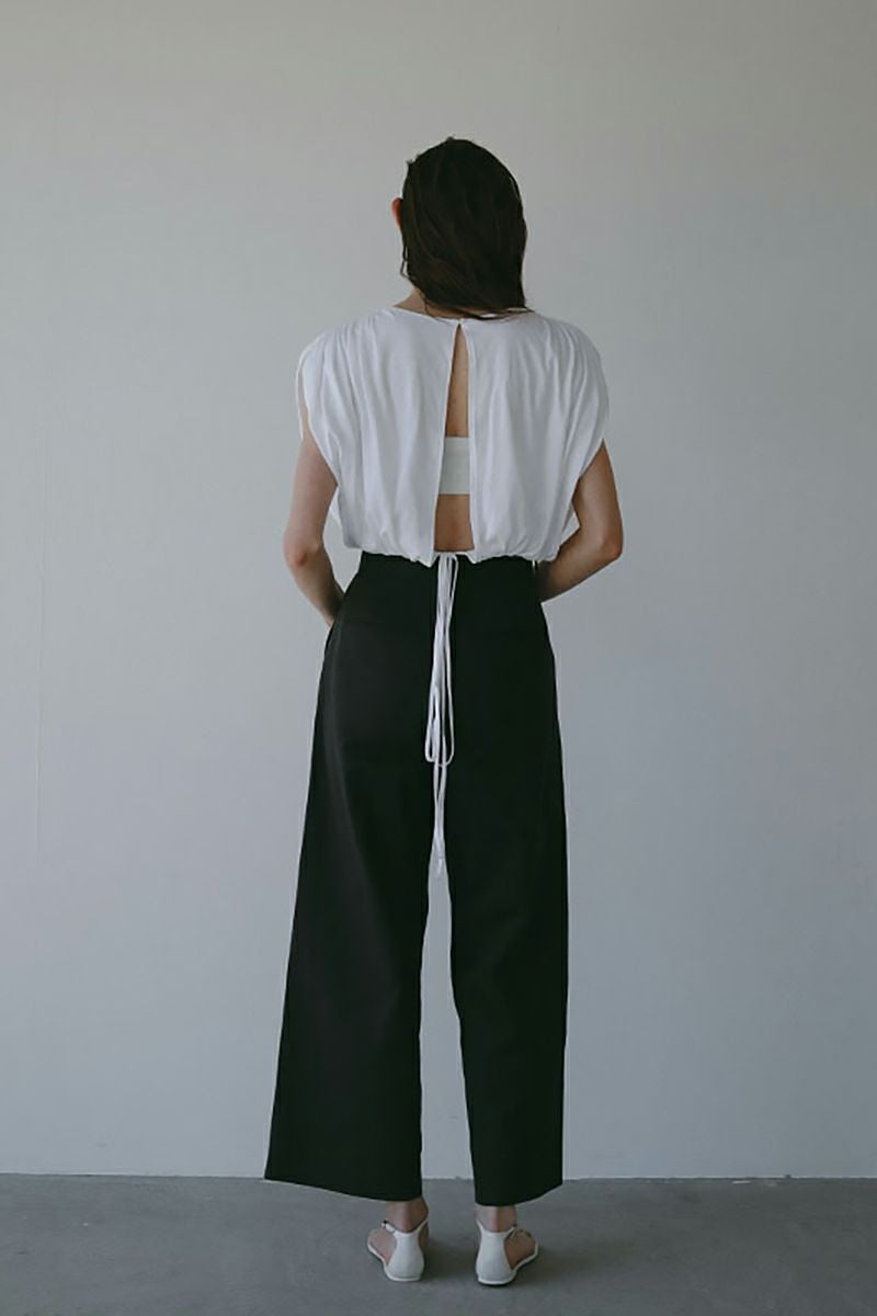 ETRE TOKYO(エトレトウキョウ)バックスリットギャザーカットソープルオーバー 1224312163 -9