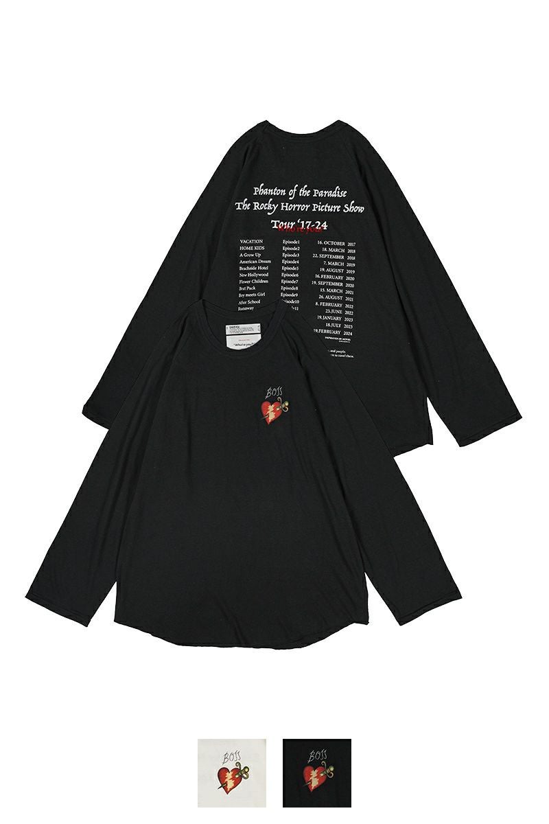 DAIRIKU(ダイリク)Tour Raglan Tee ツアーラグランTシャツ 24AW C-11