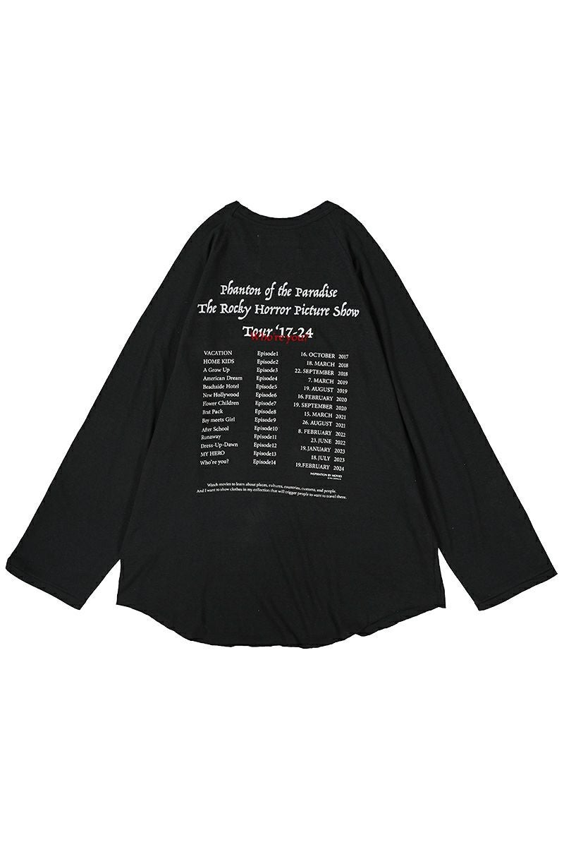 DAIRIKU(ダイリク)Tour Raglan Tee ツアーラグランTシャツ 24AW C-11 -2