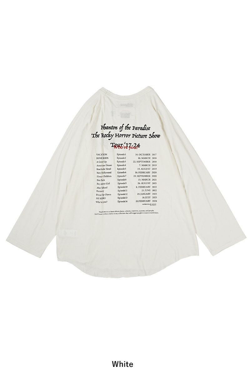 DAIRIKU(ダイリク)Tour Raglan Tee ツアーラグランTシャツ 24AW C-11 -9