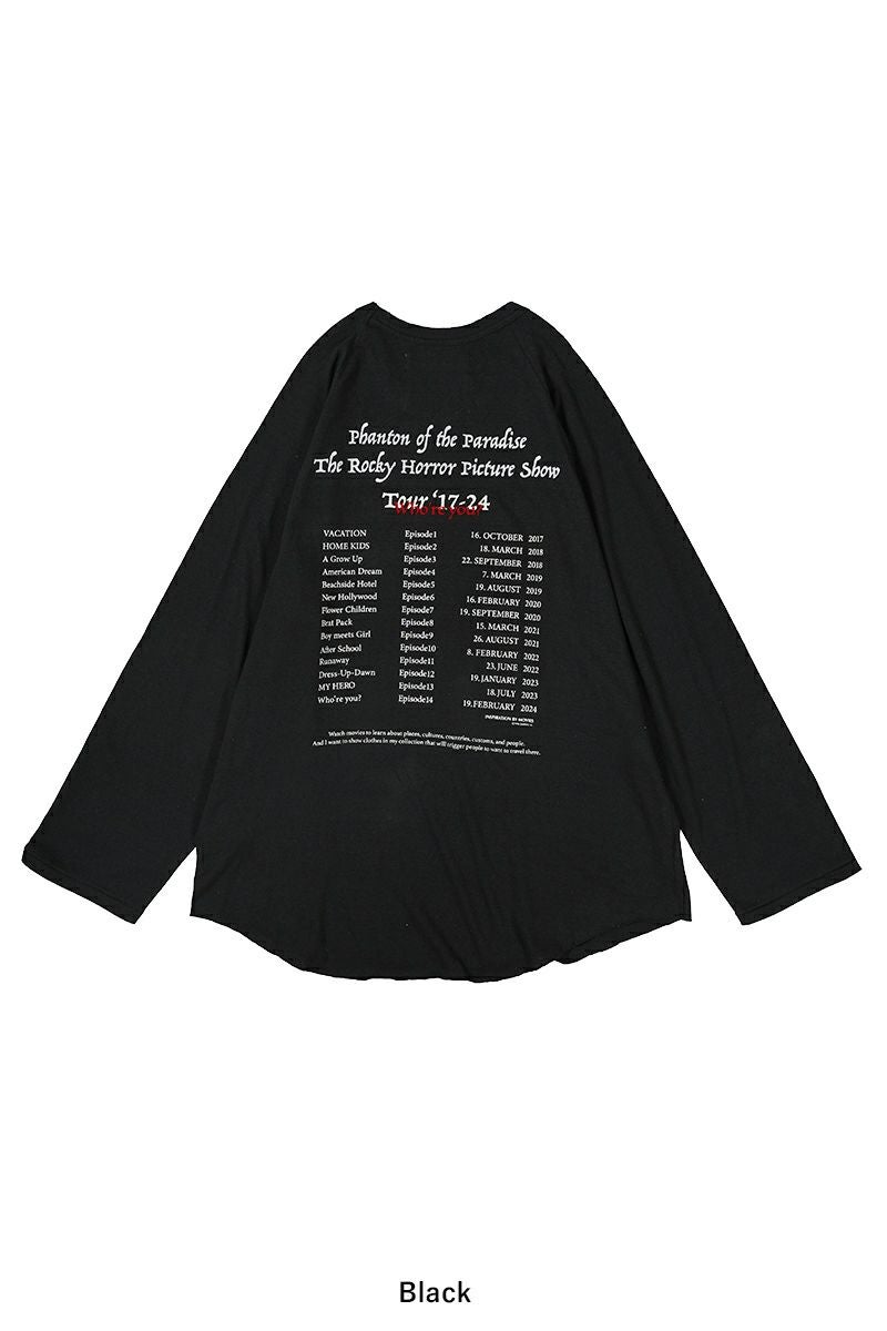 DAIRIKU(ダイリク)Tour Raglan Tee ツアーラグランTシャツ 24AW C-11 -11