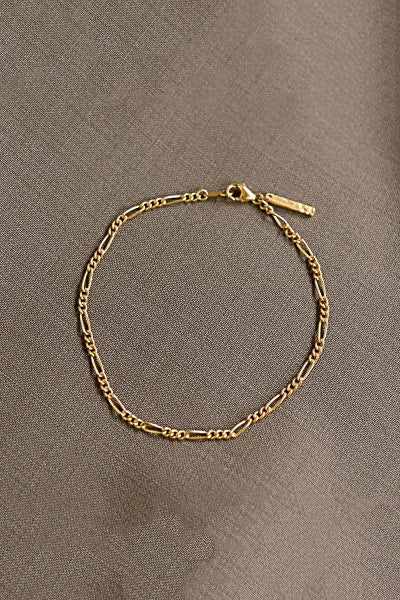 TEN.(テン)フィガロチェーンブレスレット GD BRG-0038