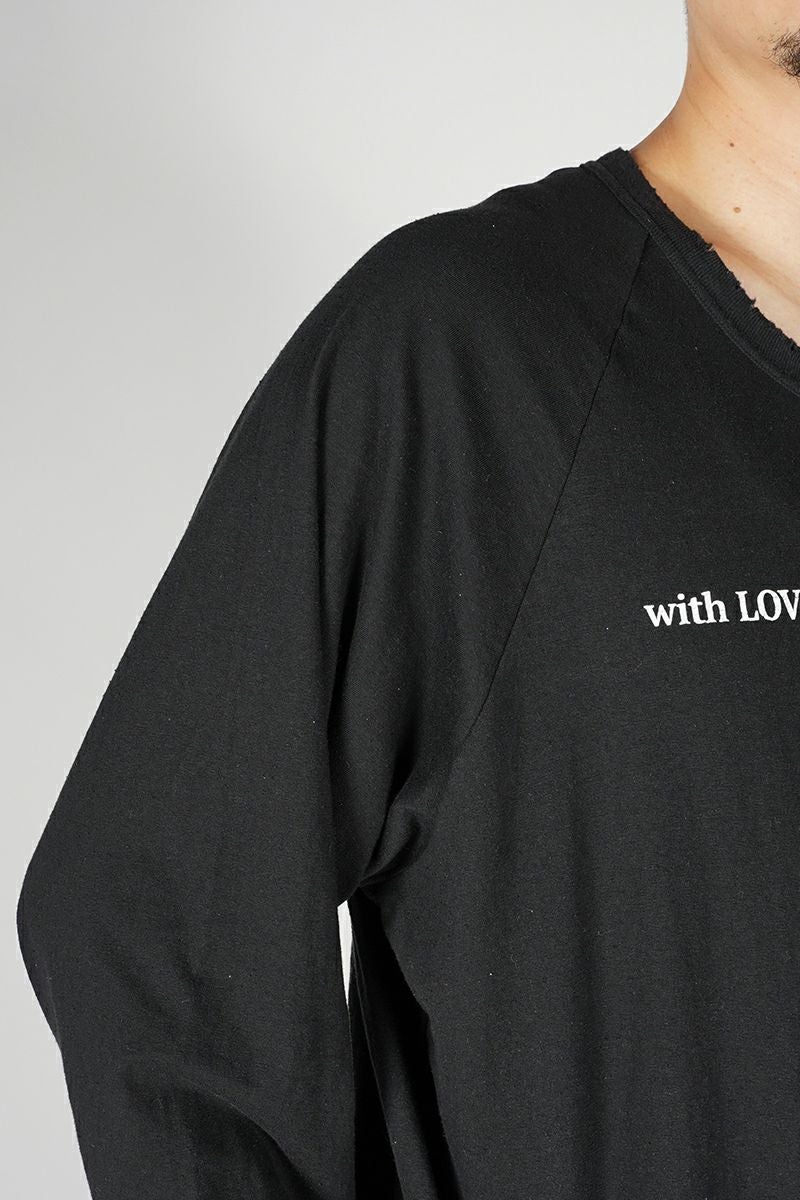 美品 DAIRIKU 24ss MY HERO グランジ ロンT Tシャツ 黒 DAIRIKU(ダイリク) | DAIRIKU(ダイリク)Tour Big Raglan Tee ツアー