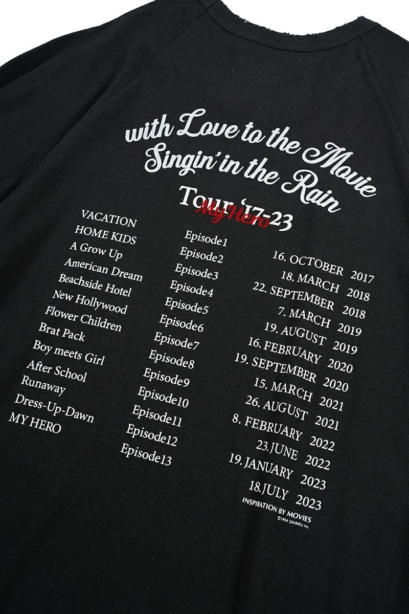 DAIRIKU(ダイリク)Tour Big Raglan Tee ツアー ビッグラグランTシャツ 24SSC-6 -16