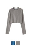 JANE SMITH(ジェーンスミス)16G LAME KNIT RIB PULLOVER ラムニットリブプルオーバー 24SKN-314L
