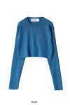 JANE SMITH(ジェーンスミス)16G LAME KNIT RIB PULLOVER ラムニットリブプルオーバー 24SKN-314L -7