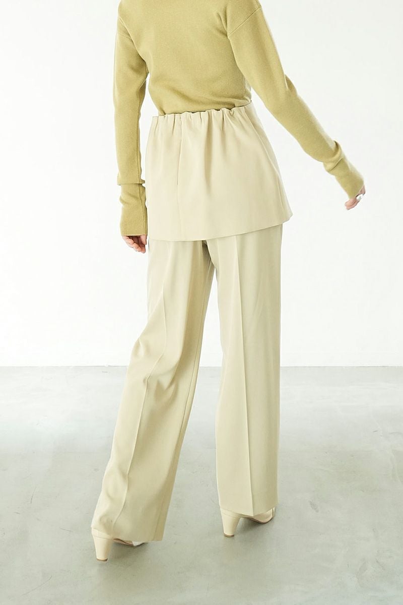 CLANE(クラネ)2WAY BISTIER PANTS 2ウェイビスチェパンツ 16110-7192 -2