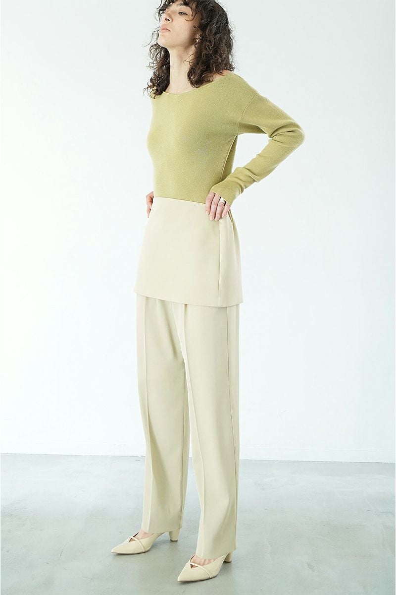 CLANE(クラネ)2WAY BISTIER PANTS 2ウェイビスチェパンツ 16110-7192 -5