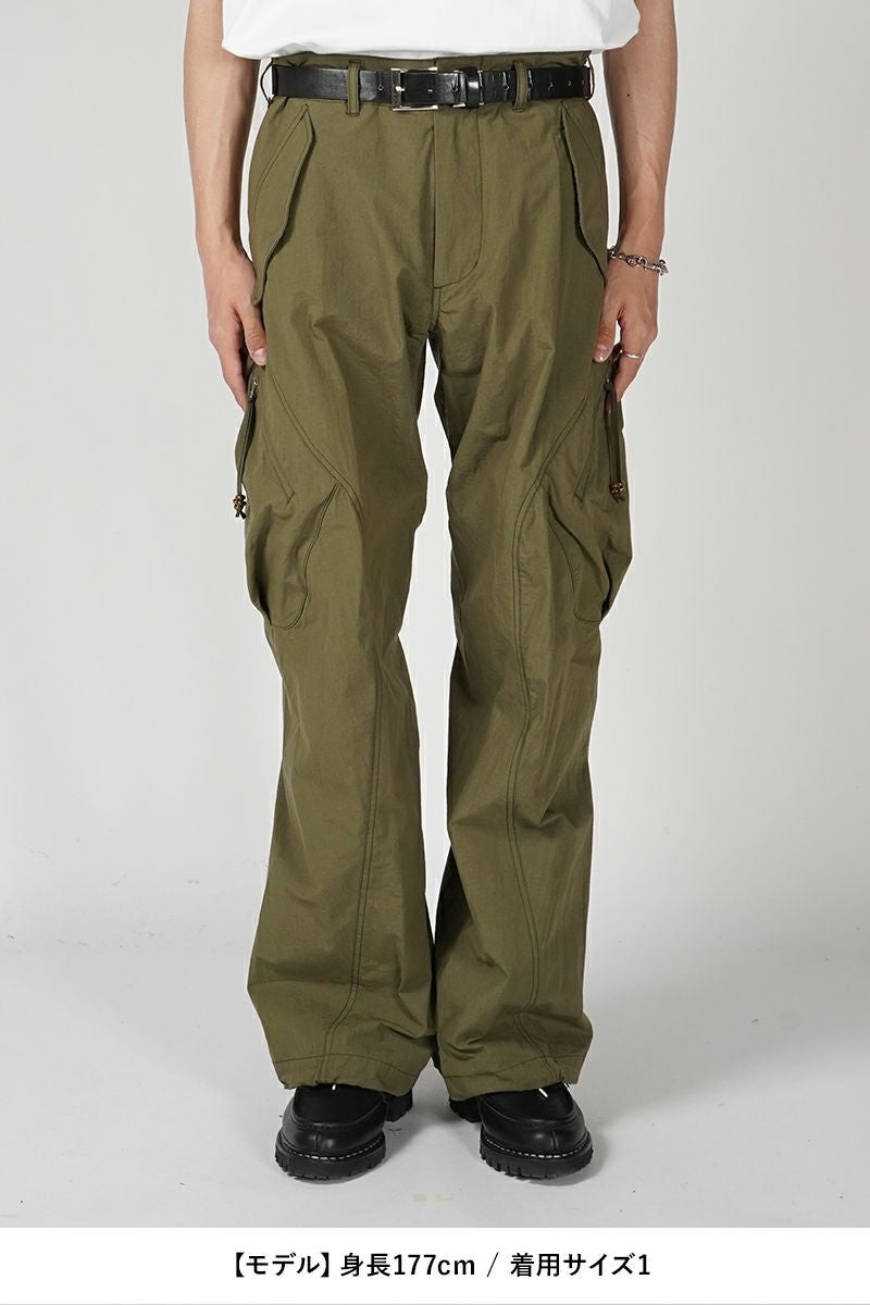 NVRFRGT(ネバーフォーゲット)3D TWISTED CARGO PANTS 3Dツイステッドカーゴパンツ NF241P02 -8