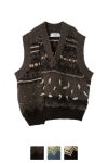 JANE SMITH(ジェーンスミス)3G OVERSIZED CANAADIAN SWEATER VEST 23WKN-#917S