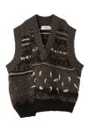 JANE SMITH(ジェーンスミス)3G OVERSIZED CANAADIAN SWEATER VEST 23WKN-#917S -1