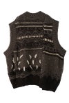 JANE SMITH(ジェーンスミス)3G OVERSIZED CANAADIAN SWEATER VEST 23WKN-#917S -2