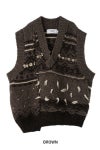 JANE SMITH(ジェーンスミス)3G OVERSIZED CANAADIAN SWEATER VEST 23WKN-#917S -9