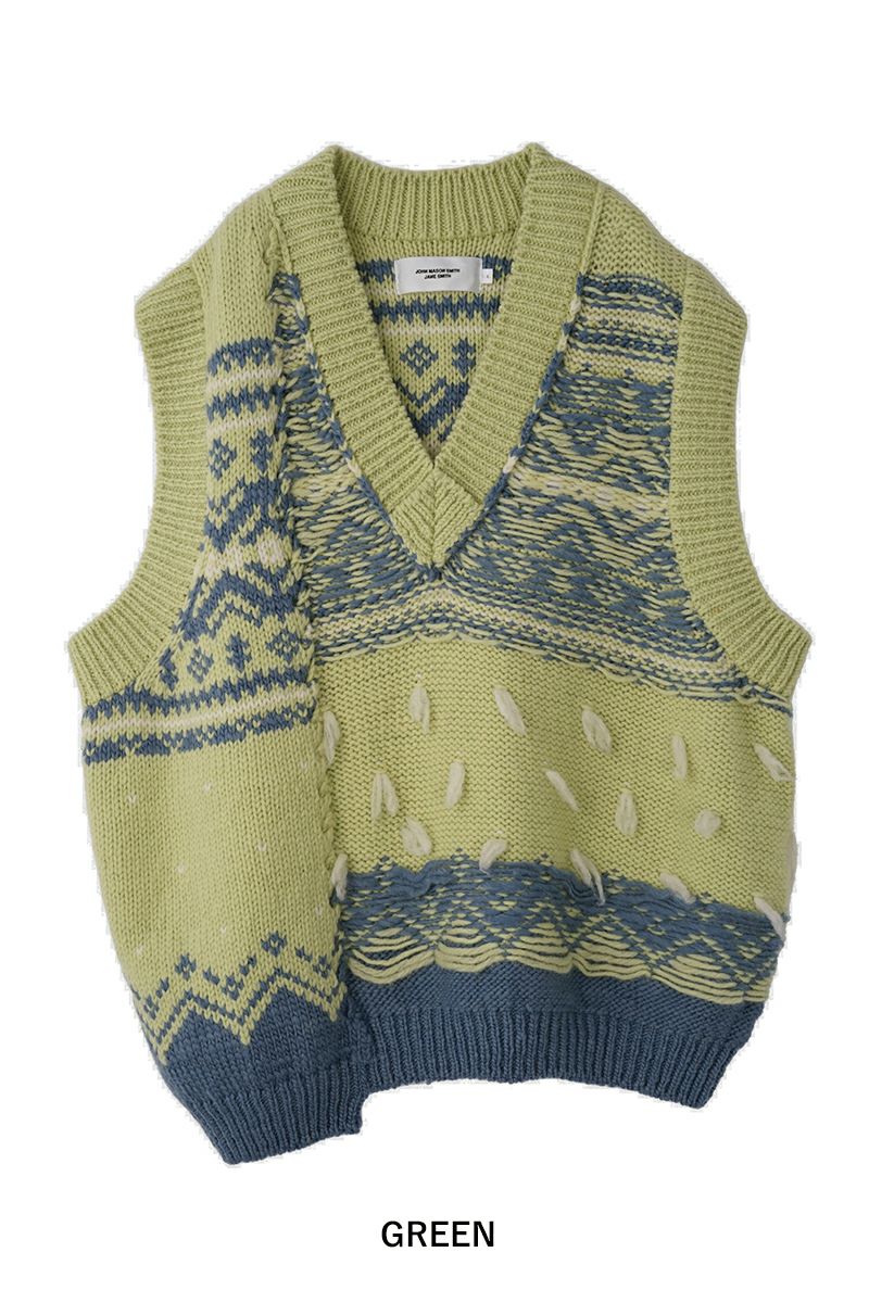 ニット/セーター JANE SMITH 3G CANADIAN KINT V VEST JANESMITH（ジェーンスミス）の「JANESMITH ジェーンスミス / 3G