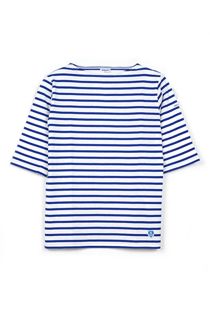 ORCIVAL(オーシバル)40/2 ボートネックハーフスリーブ ボーダー　BOATNECK HALFSLEEVE BORDER OR-C0136 BFJ -5