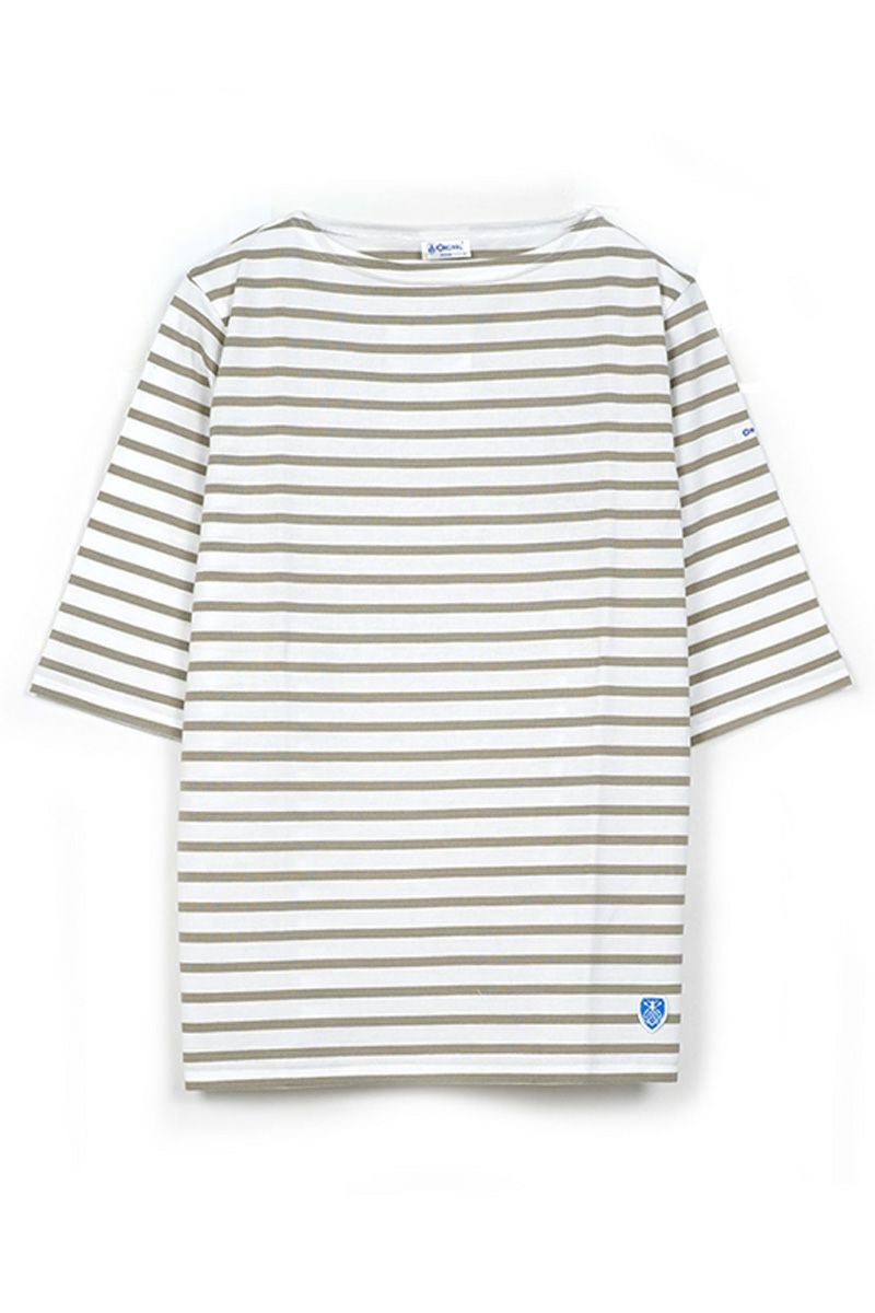 ORCIVAL(オーシバル)40/2 ボートネックハーフスリーブ ボーダー　BOATNECK HALFSLEEVE BORDER OR-C0136 BFJ -6