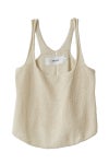 JANE SMITH(ジェーンスミス)7G COTTON SILK KNIT TANK TOP コットンシルクニットタンクトップ 24SKN-#311L -1