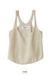 JANE SMITH(ジェーンスミス)7G COTTON SILK KNIT TANK TOP コットンシルクニットタンクトップ 24SKN-#311L -5