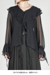 NOUNLESS(ナウンレス)AIRY RUFFLE OVER BLOUSE エアリーラッフルオーバーブラウス 112410430160 -8