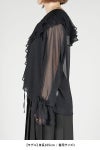 NOUNLESS(ナウンレス)AIRY RUFFLE OVER BLOUSE エアリーラッフルオーバーブラウス 112410430160 -9